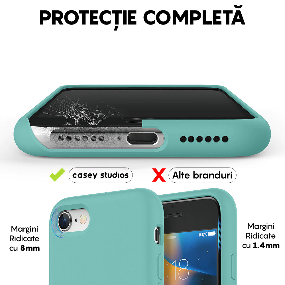 Husa Soft Silicone - iPhone 7/8/SE2 - Turqoise