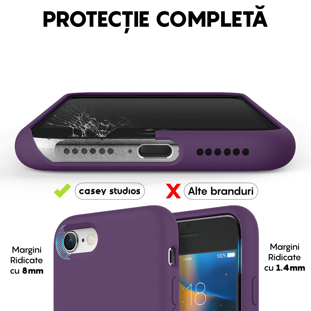 Husa Soft Silicone - iPhone 7/8/SE2 - Light Purple