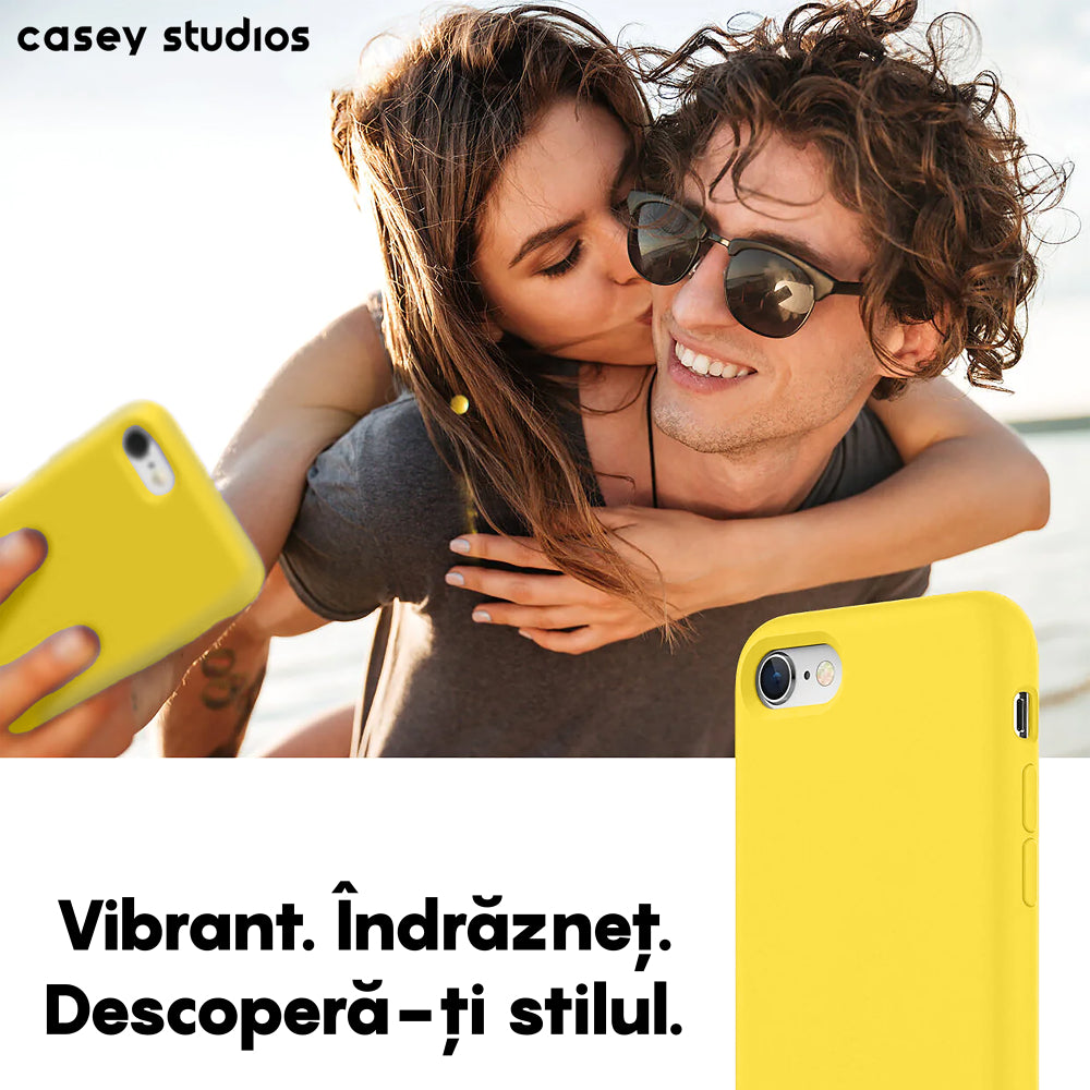 Husa Soft Silicone - iPhone 7/8/SE2 - Yellow
