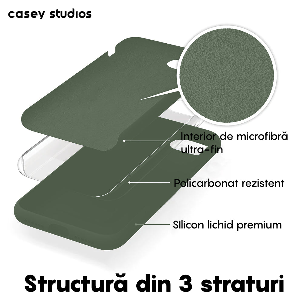 Husa Soft Silicone - iPhone 7/8/SE2 - Webster Green