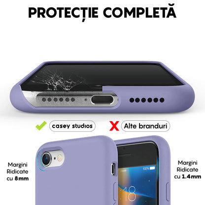 Husa Soft Silicone - iPhone 7/8/SE2 - Light Lilac