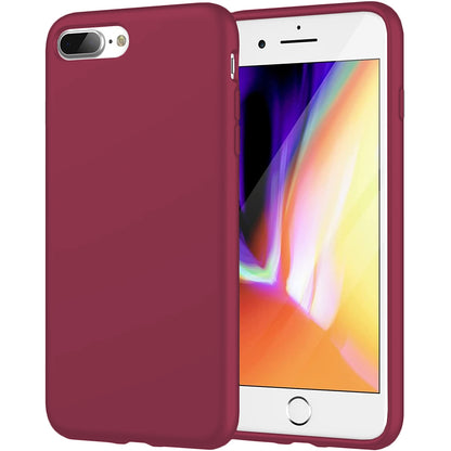 Husa Soft Silicone - iPhone 7 Plus/8 Plus - Burgundy