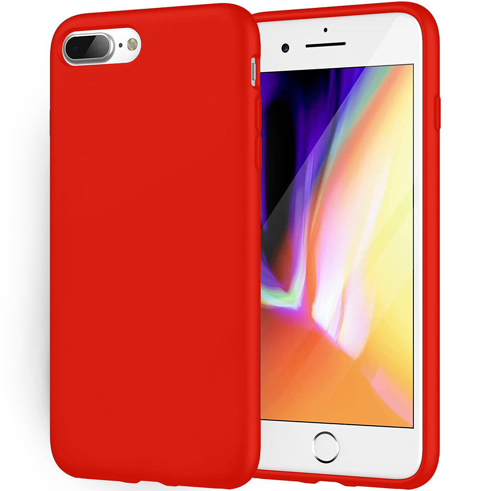 Husa Soft Silicone - iPhone 7 Plus/8 Plus - Red