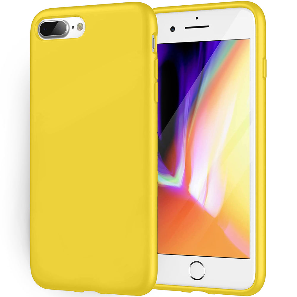Husa Soft Silicone - iPhone 7 Plus/8 Plus - Yellow