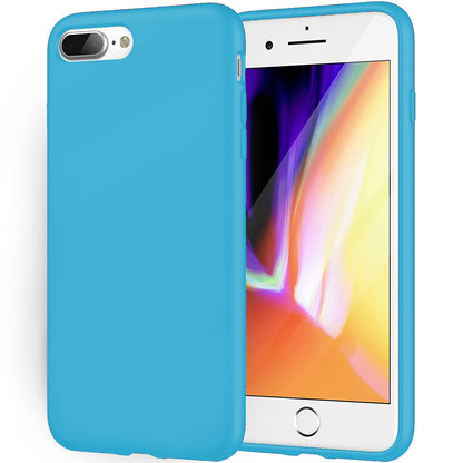 Husa Soft Silicone - iPhone 7 Plus/8 Plus - Cadet Blue