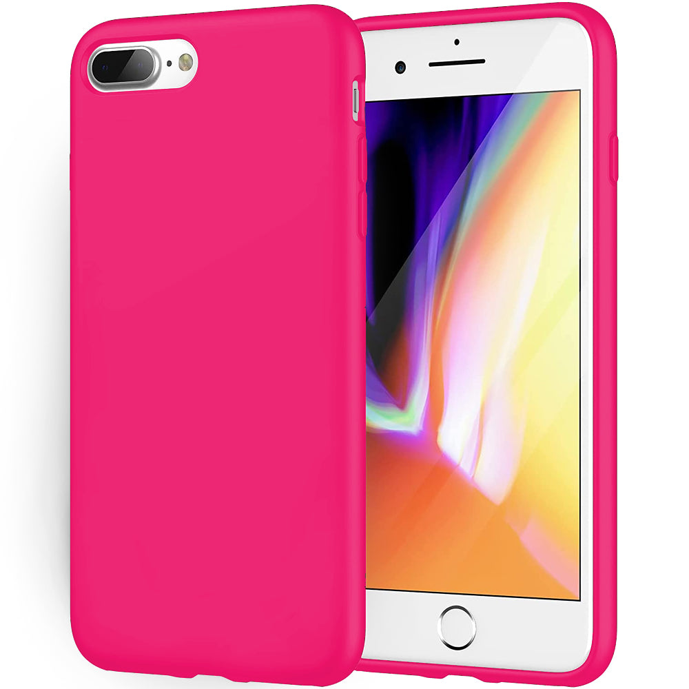 Husa Soft Silicone - iPhone 7 Plus/8 Plus - Fuchsia
