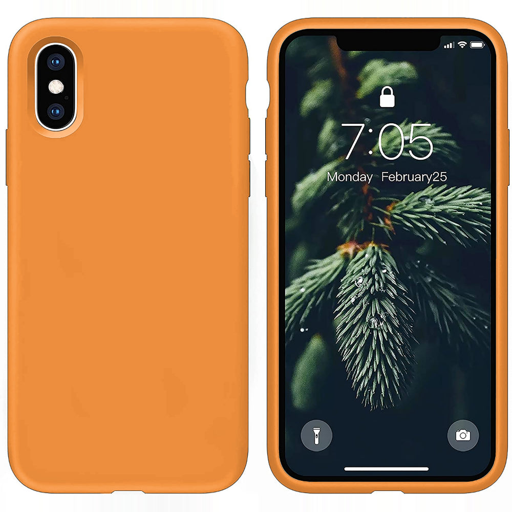 Husa Soft Silicone - iPhone X/XS - Nectarine
