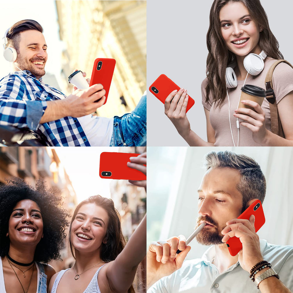 Husa Soft Silicone - iPhone X/XS - Red