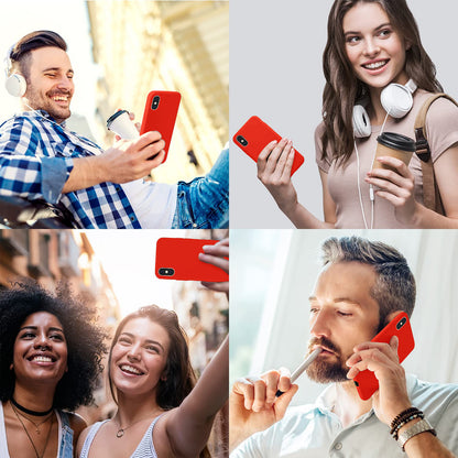 Husa Soft Silicone - iPhone X/XS - Red