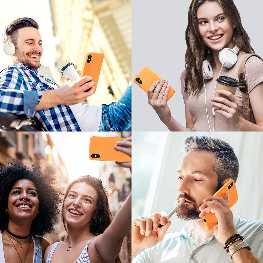 Husa Soft Silicone - iPhone X/XS - Nectarine