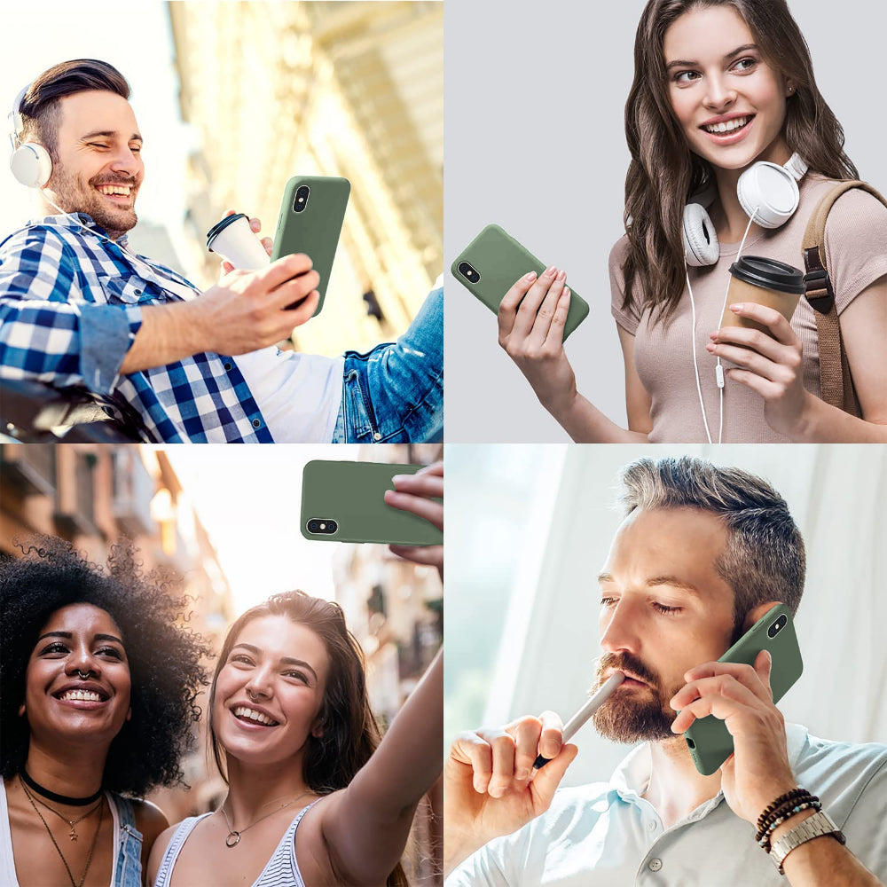 Husa Soft Silicone - iPhone X/XS - Webster Green