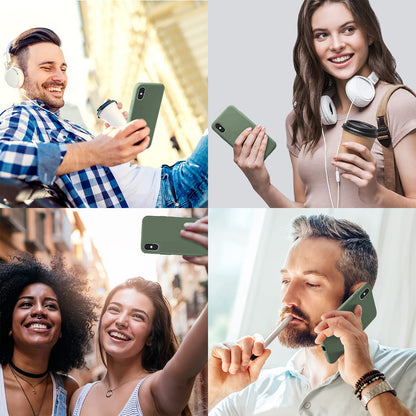 Husa Soft Silicone - iPhone X/XS - Webster Green