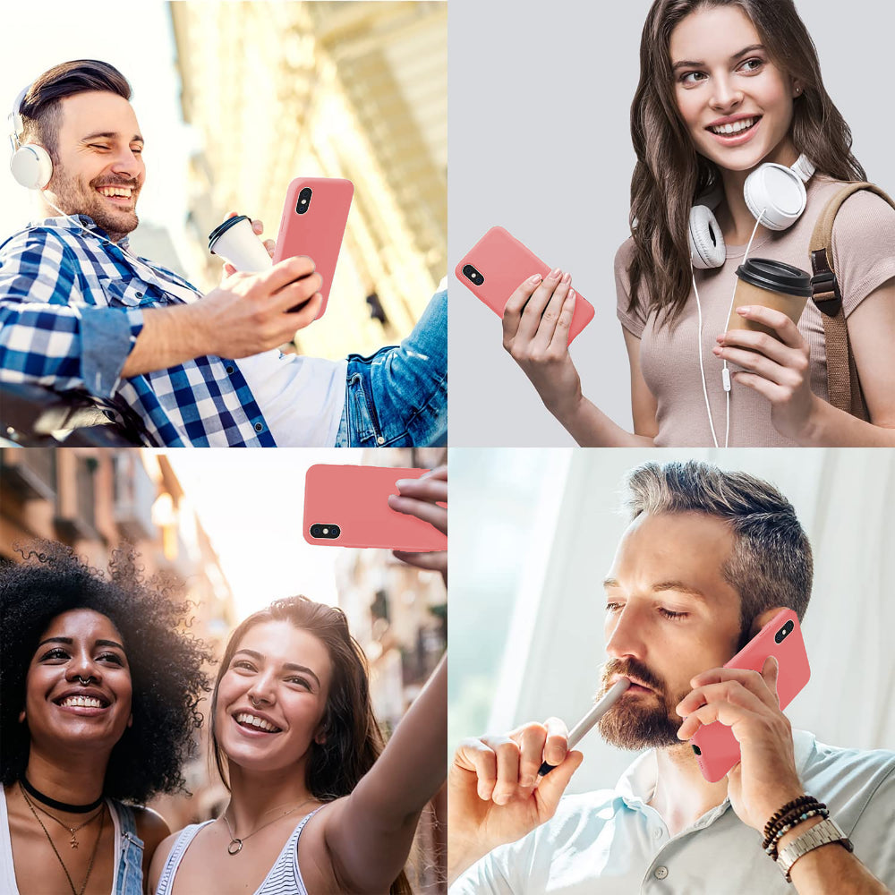 Husa Soft Silicone - iPhone X/XS - Roz