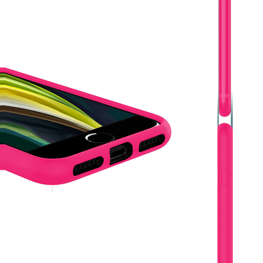 Husa Soft Silicone - iPhone X/XS - Fuchsia