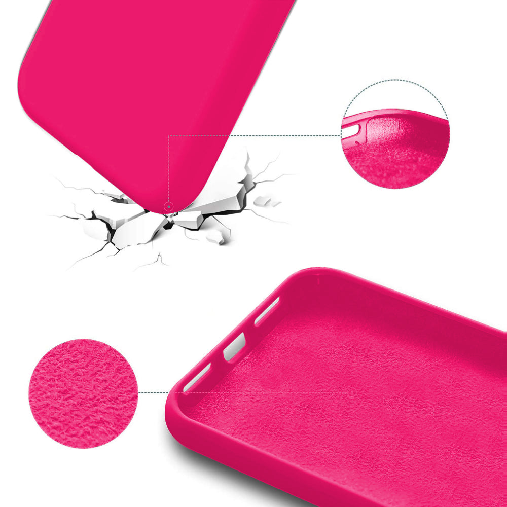 Husa Soft Silicone - iPhone X/XS - Fuchsia