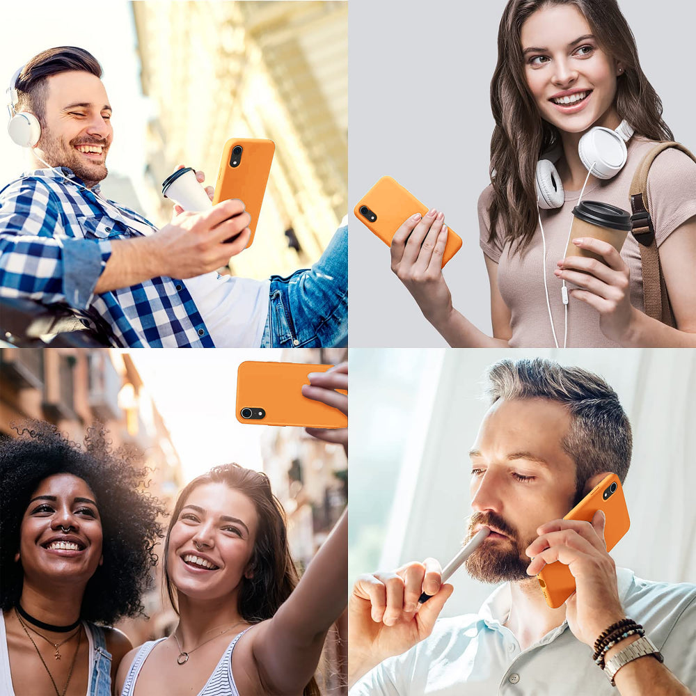 Husa Soft Silicone - iPhone XR - Nectarine