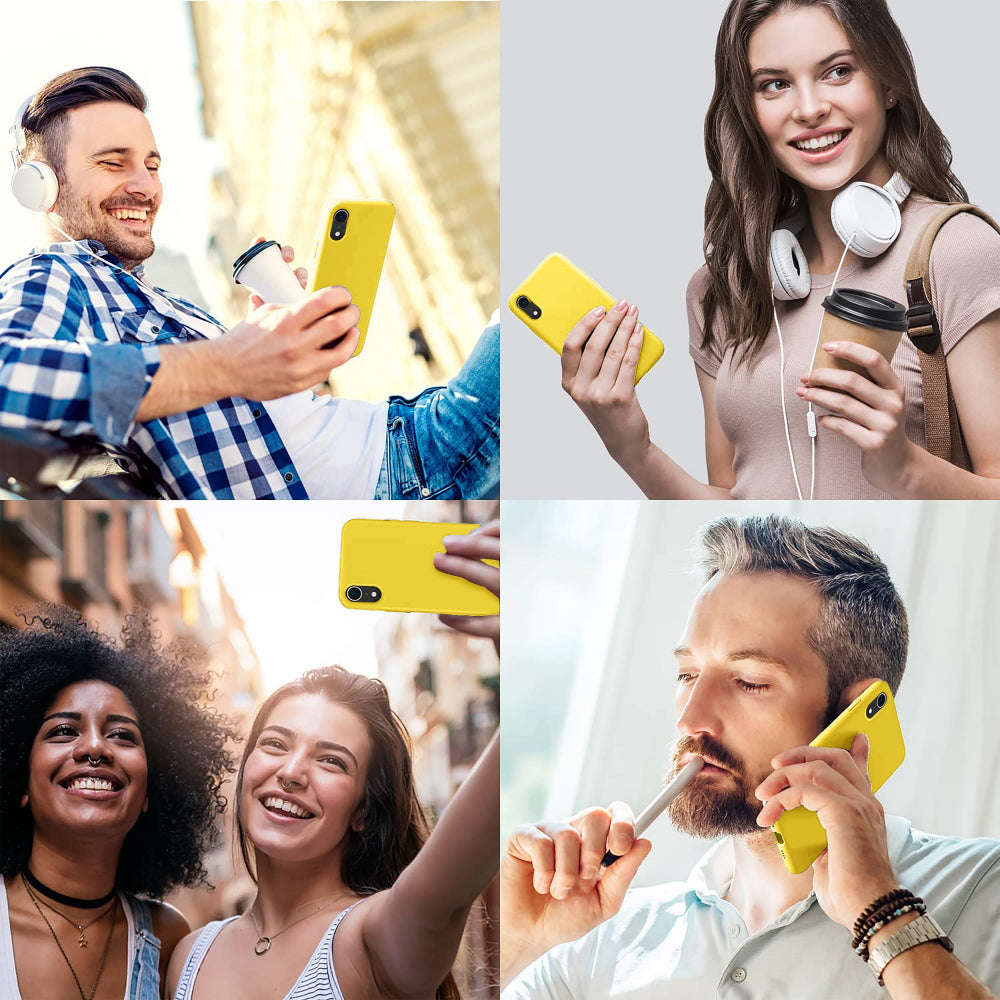 Husa Soft Silicone - iPhone XR - Yellow