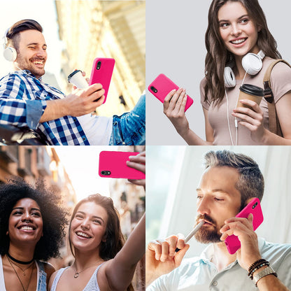 Husa Soft Silicone - iPhone XR - Fuchsia