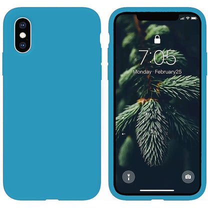 Husa Soft Silicone - iPhone XS Max - Cadet Blue