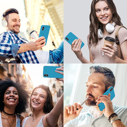 Husa Soft Silicone - iPhone XS Max - Cadet Blue