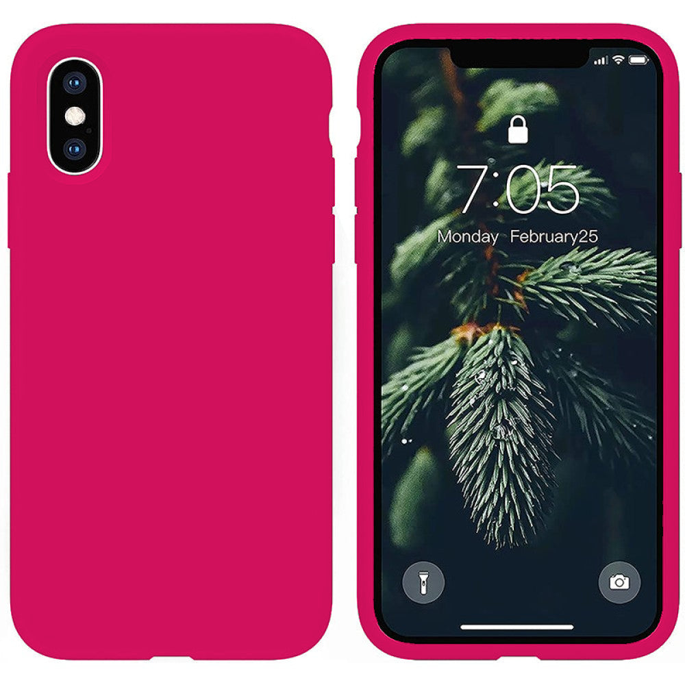 Husa Soft Silicone - iPhone XS Max - Fuchsia