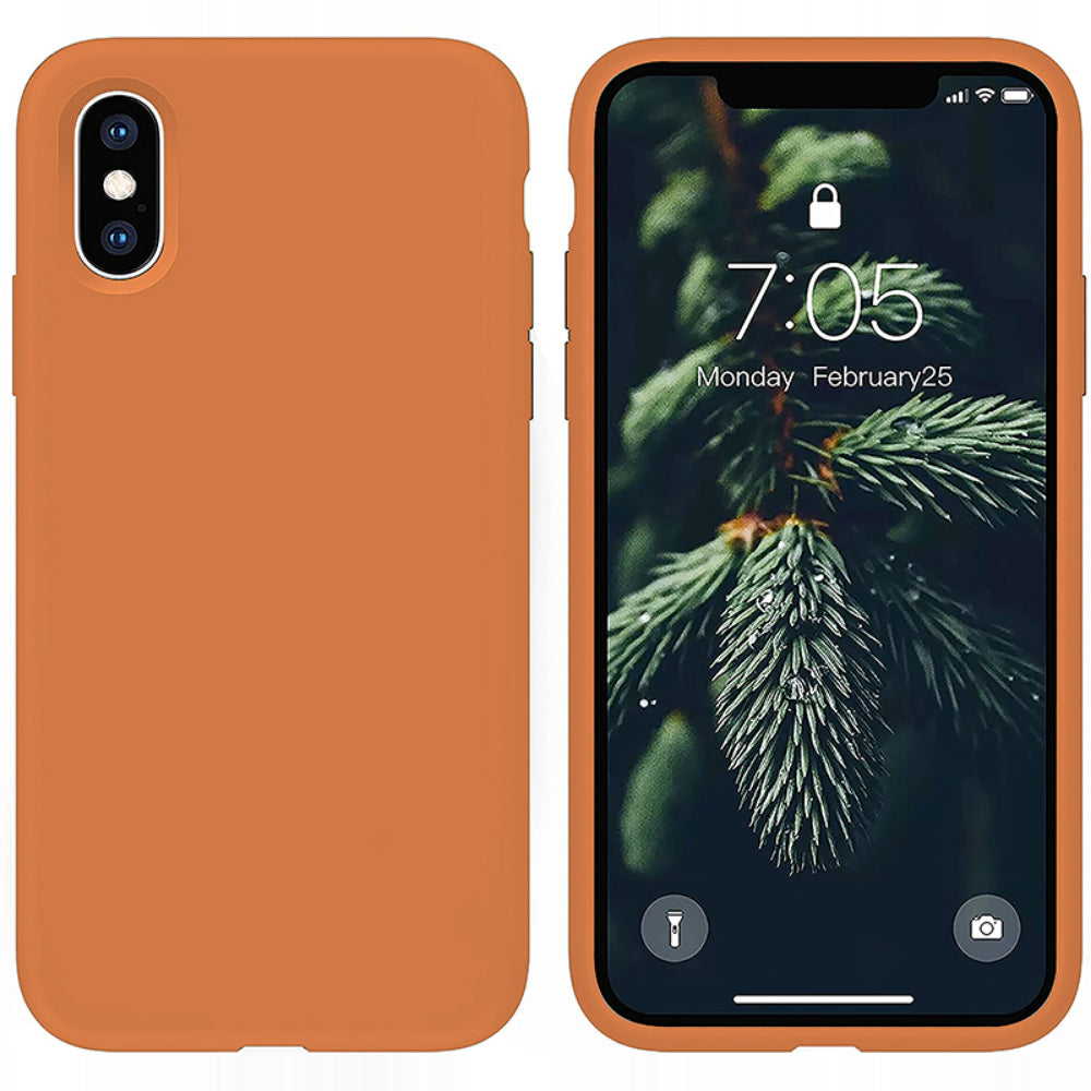 Husa Soft Silicone - iPhone XS Max - Nectarine
