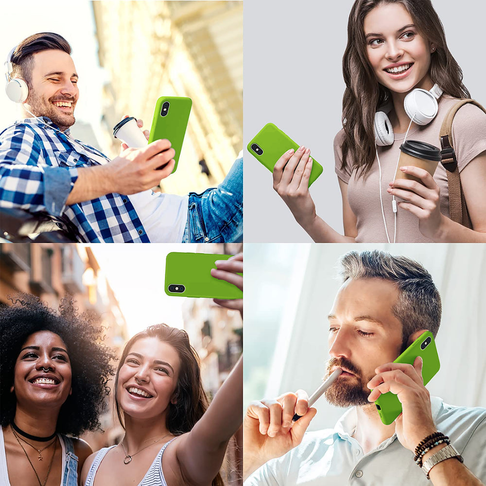 Husa Soft Silicone - iPhone XS Max - Acid Green