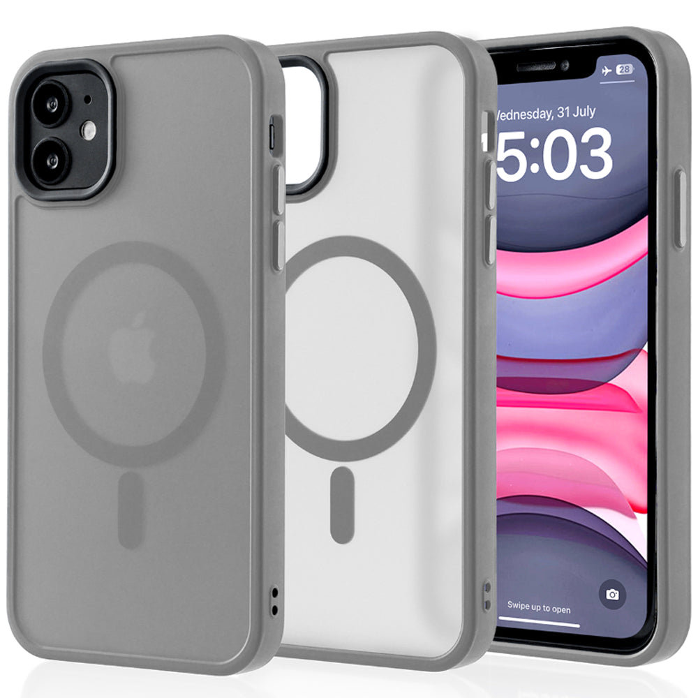 Husa MagSafe - iPhone 11 - Light Grey