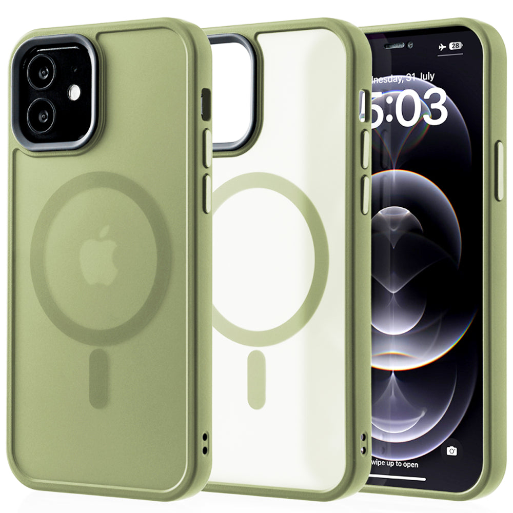 Husa MagSafe - iPhone 12/12 Pro - Verde Deschis