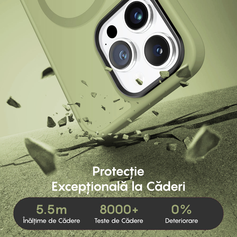 Husa MagSafe - iPhone 12/12 Pro - Verde Deschis