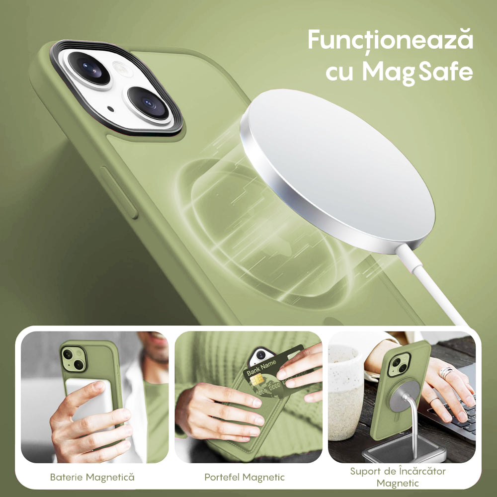 Husa MagSafe - iPhone 13 - Verde Deschis