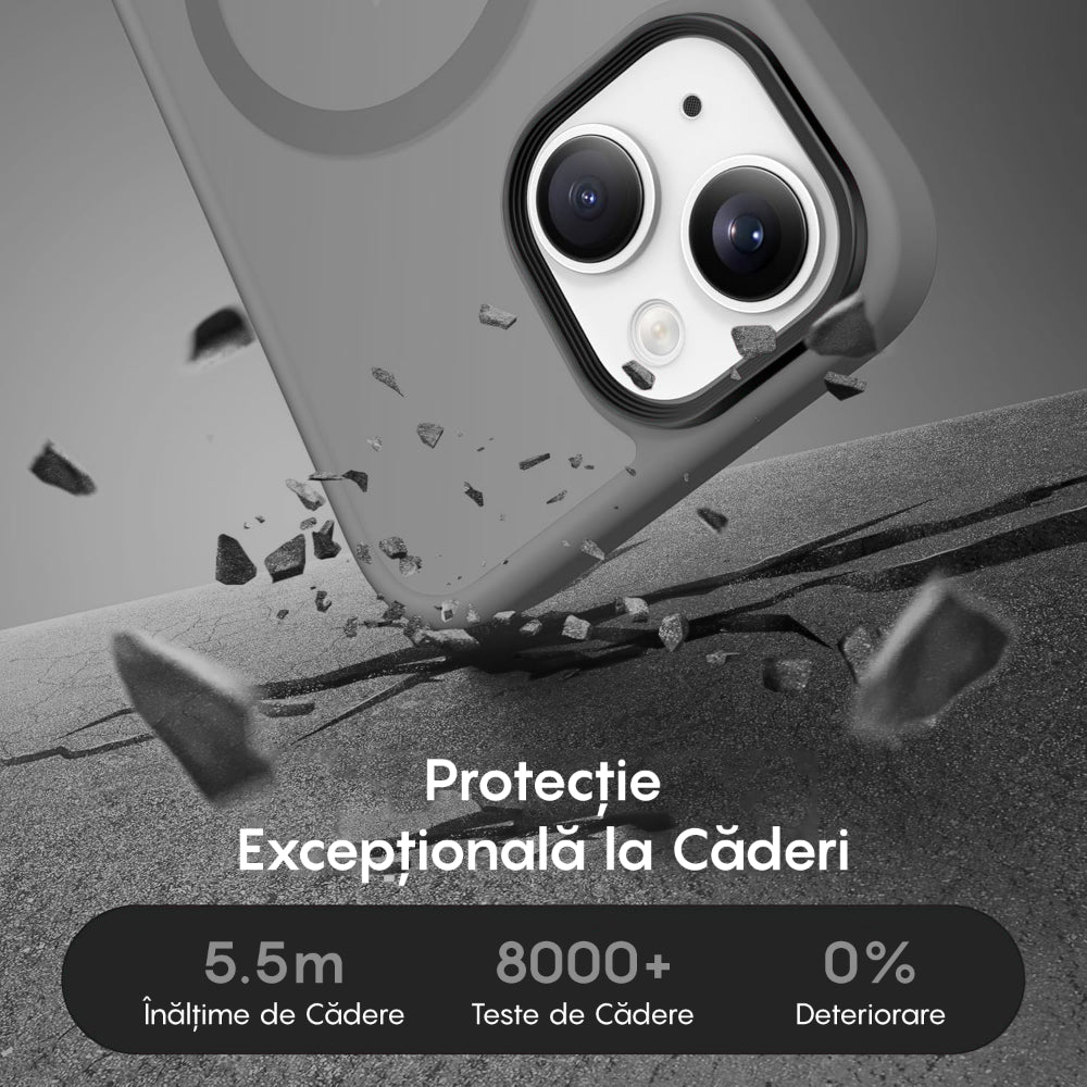 Husa MagSafe - iPhone 13 Mini - Light Grey