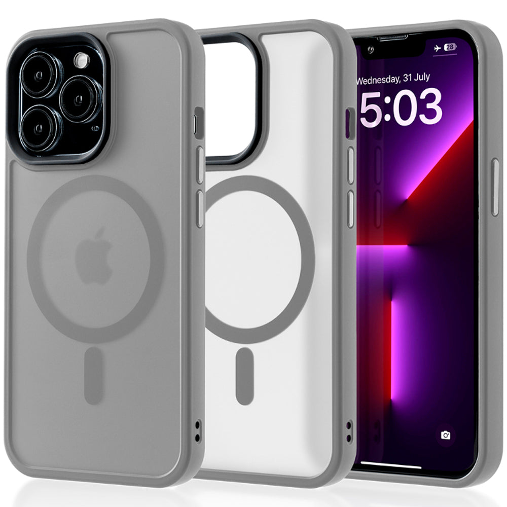Husa MagSafe - iPhone 13 Pro - Light Grey