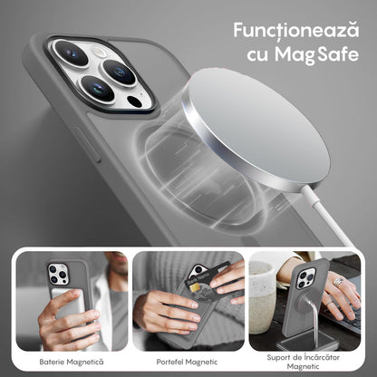 Husa MagSafe - iPhone 13 Pro Max - Light Grey