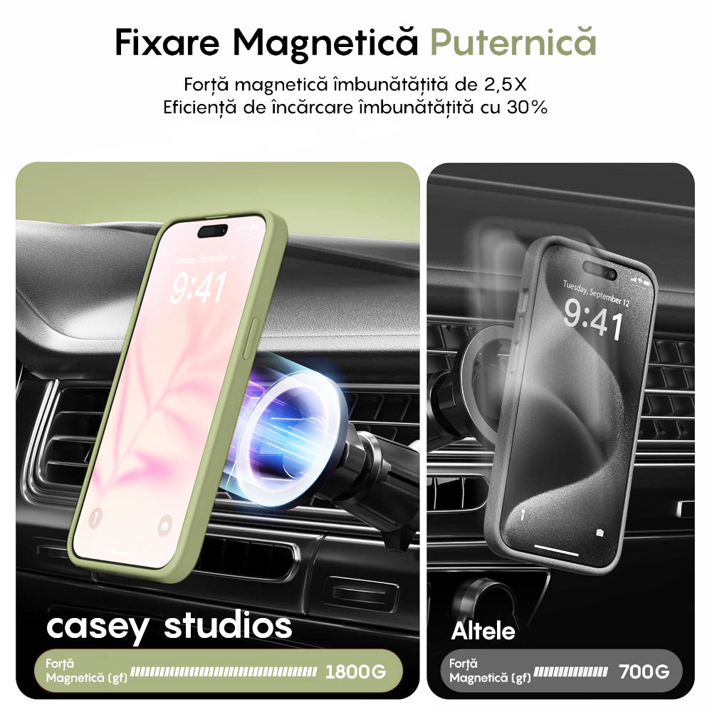 Husa MagSafe - iPhone 13 Pro Max - Verde Deschis