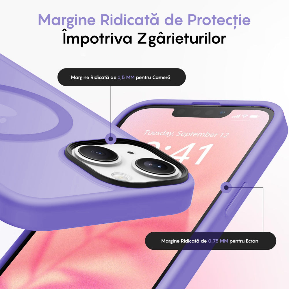 Husa MagSafe - iPhone 15 - Light Purple
