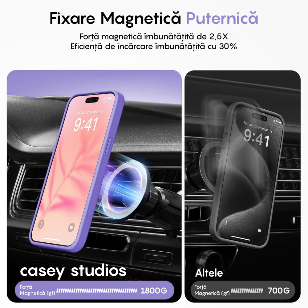 Husa MagSafe - iPhone 15 - Light Purple