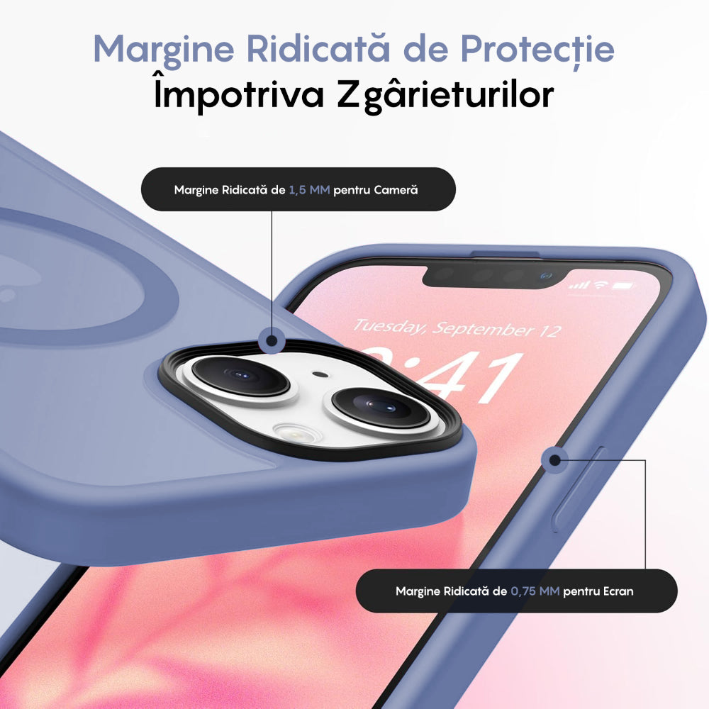 Husa MagSafe - iPhone 15 - Yuenfeng Blue