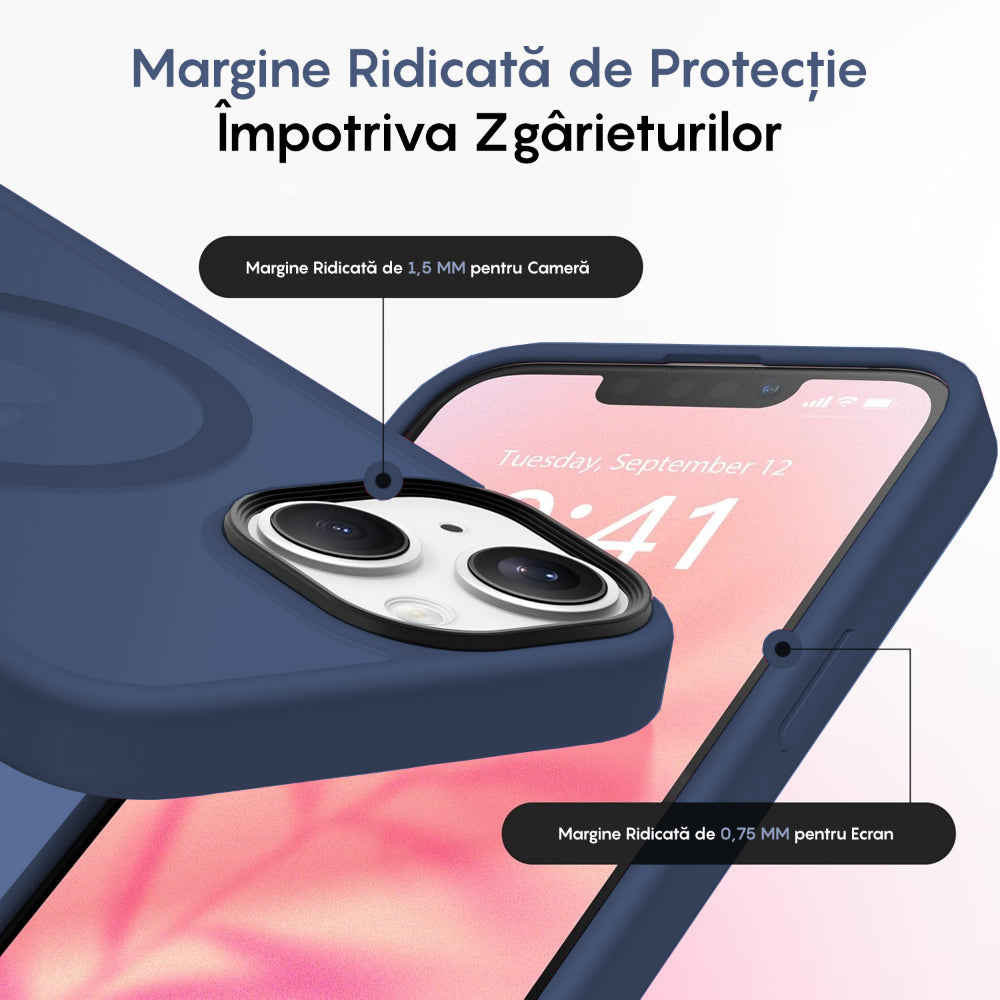 Husa MagSafe - iPhone 15 Plus - Gentleman Blue