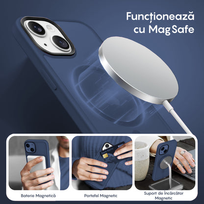 Husa MagSafe - iPhone 15 Plus - Gentleman Blue