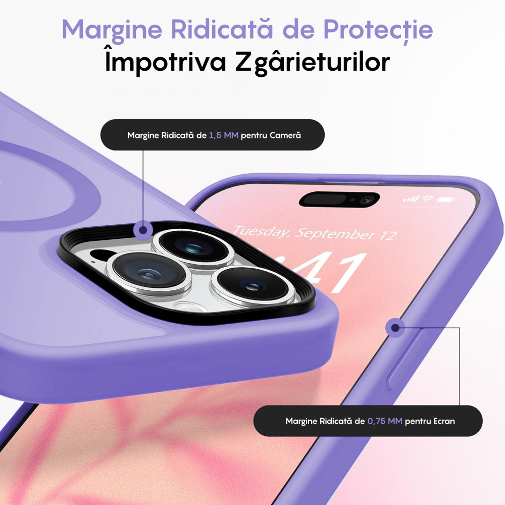 Husa MagSafe - iPhone 15 Pro - Light Purple
