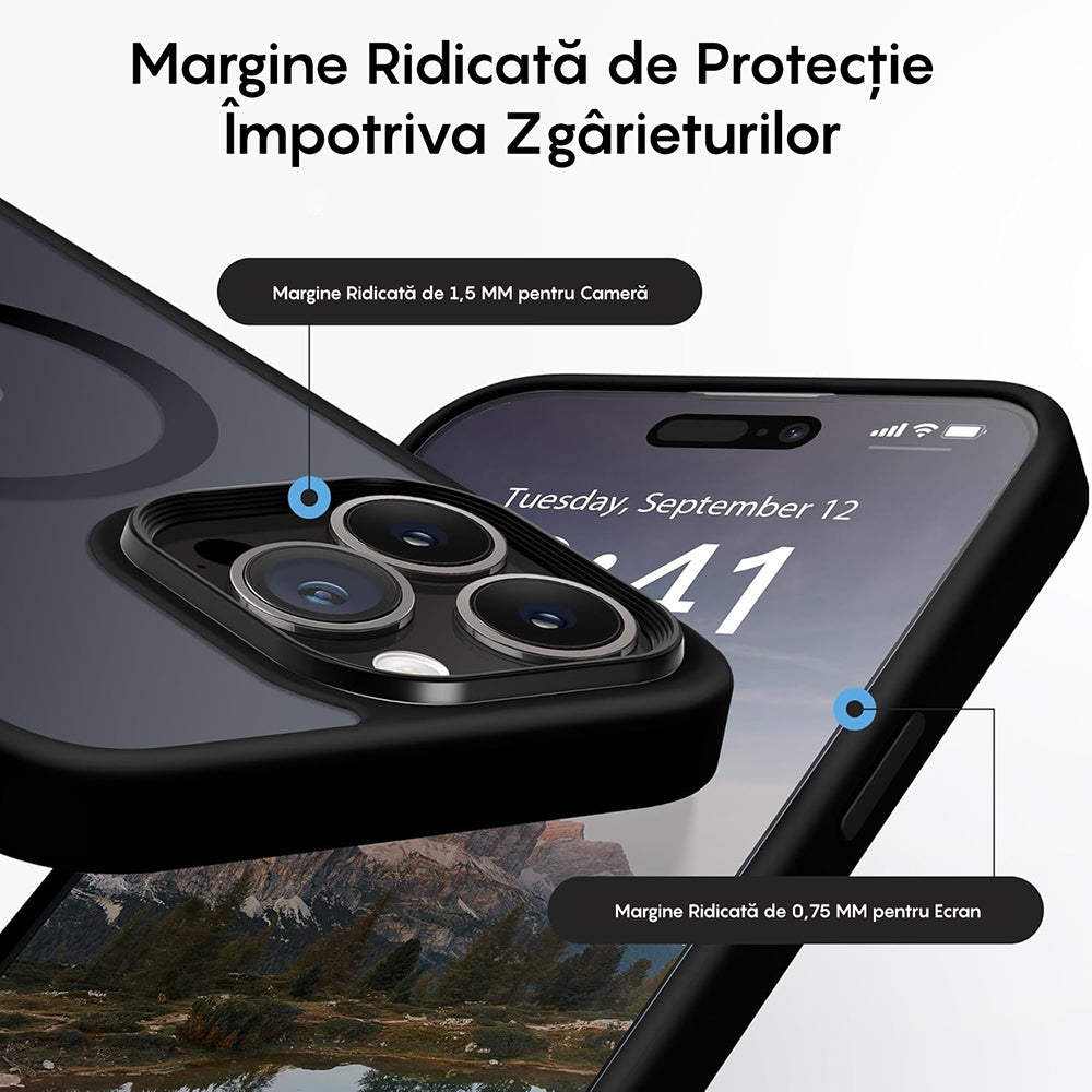 Husa MagSafe - iPhone 15 Pro - Black