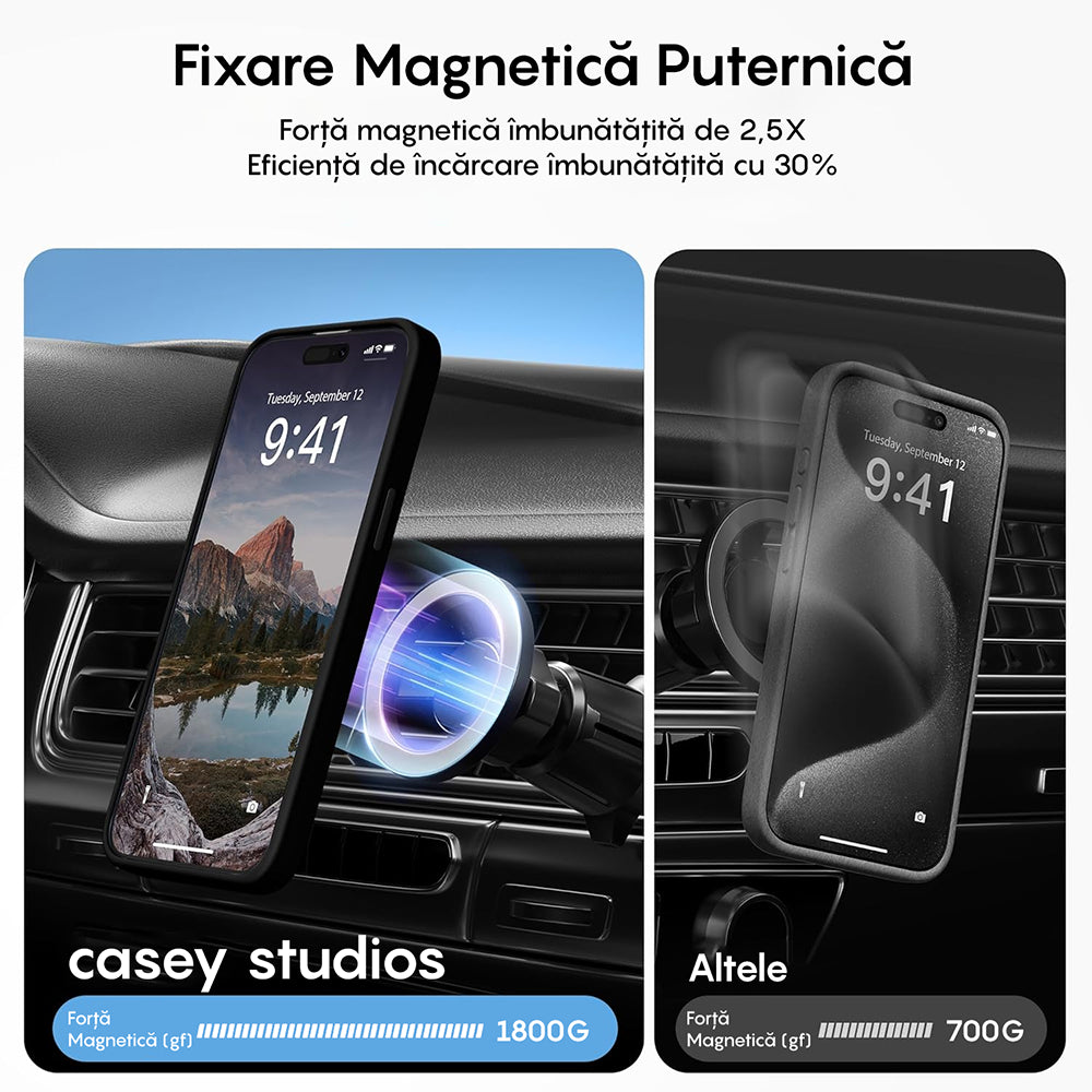 Husa MagSafe - iPhone 15 Pro - Black