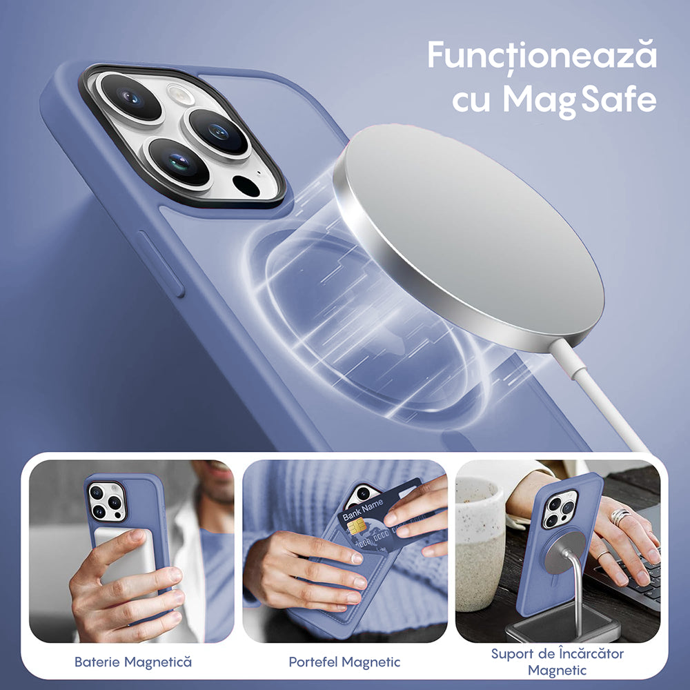 Husa MagSafe - iPhone 15 Pro - Yuenfeng Blue