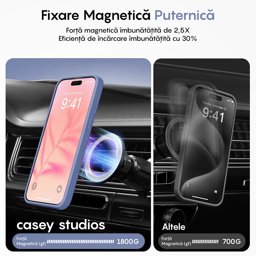Husa MagSafe - iPhone 15 Pro - Yuenfeng Blue