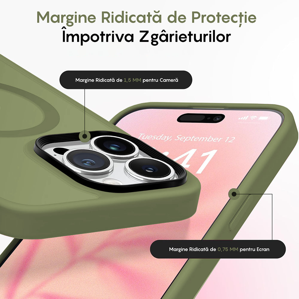 Husa MagSafe - iPhone 15 Pro - Green