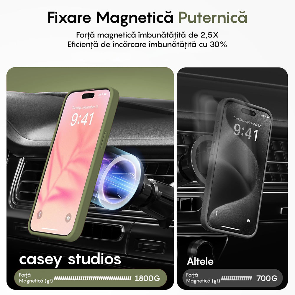 Husa MagSafe - iPhone 15 Pro - Green