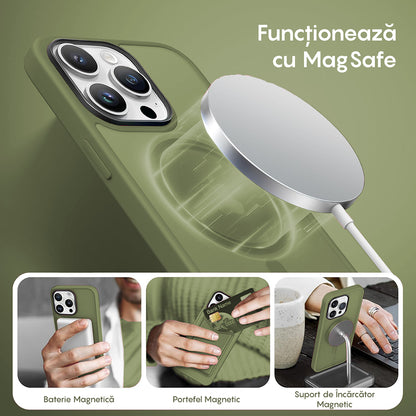 Husa MagSafe - iPhone 15 Pro - Green