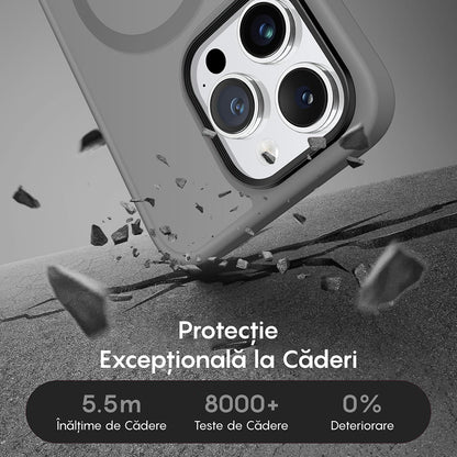 Husa MagSafe - iPhone 15 Pro - Light Grey