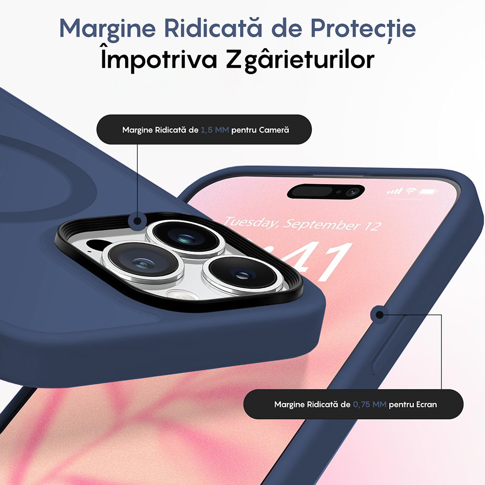 Husa MagSafe - iPhone 15 Pro Max - Gentleman Blue